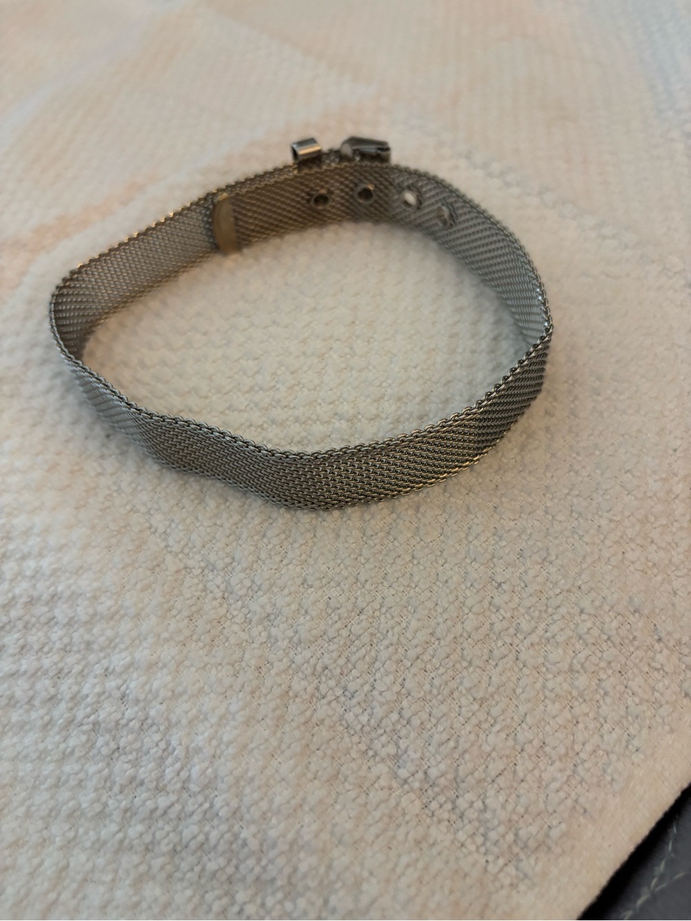 Stainless Steel Mesh necklace - Silver Women's Accessory